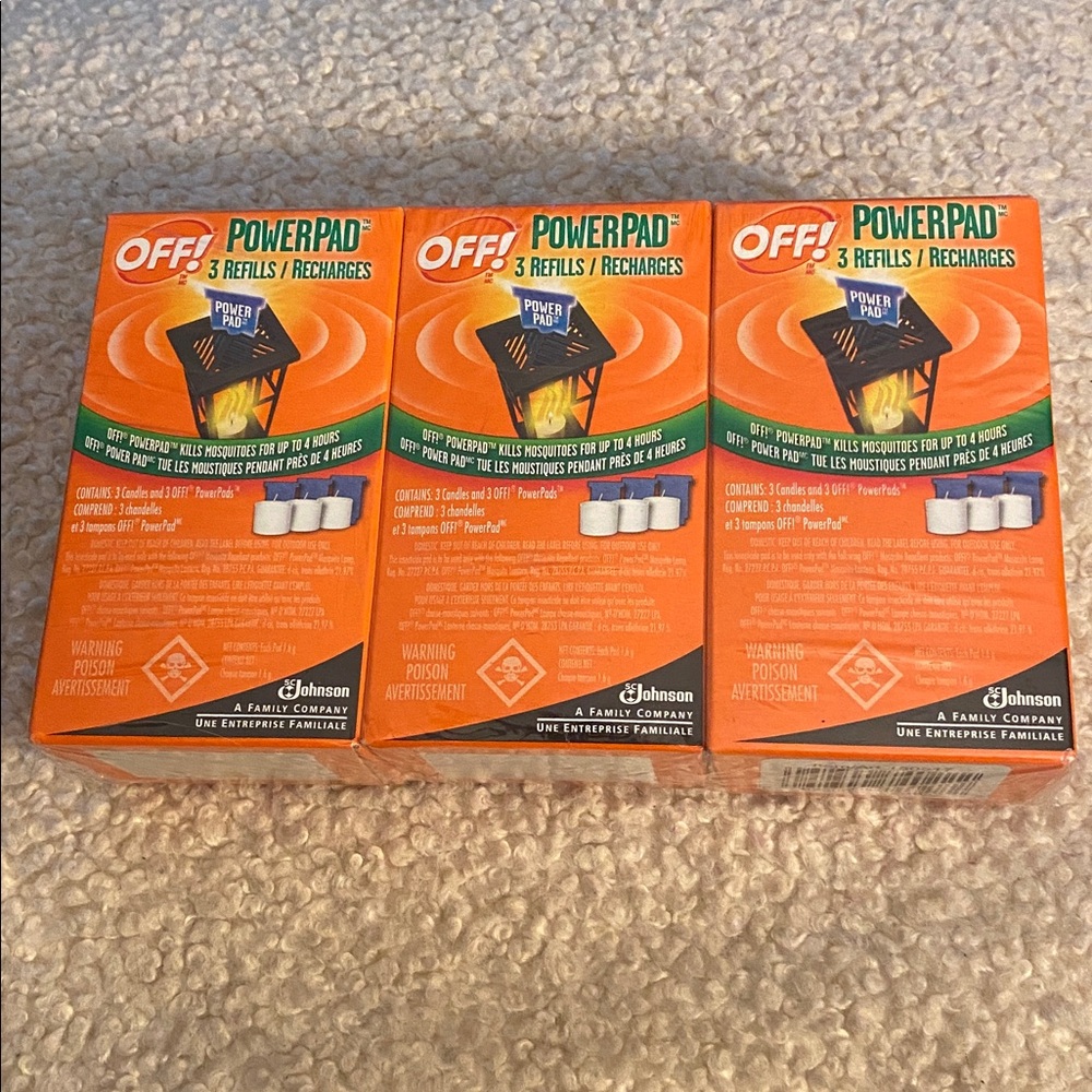 OFF! PowerPad Refills Repellant Pads & Candles for Mosquitos, new